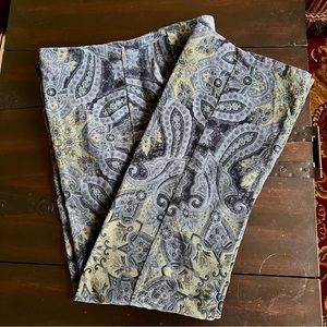 J. Crew Paisely Print Pants